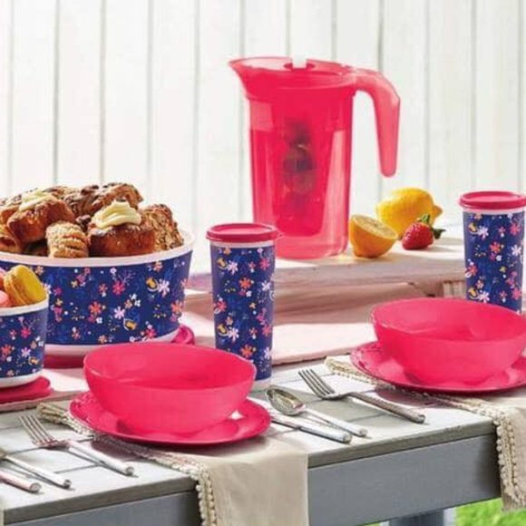 Tupperware Falling For Floral Serving Collection - Picture 3 of 6